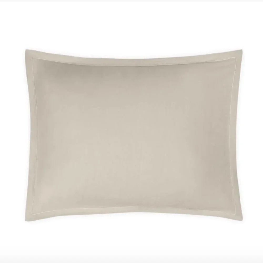 Matouk Porto Standard Linen Oat Sham